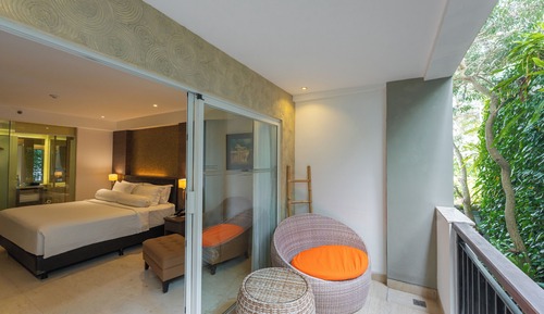 Habitación, 1 cama de matrimonio grande, balcón