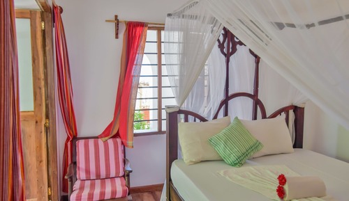 Habitación panorámica doble, 1 cama doble, vistas al mar, junto a la playa