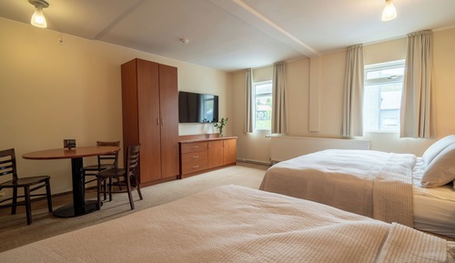 Habitación cuádruple, vistas al mar