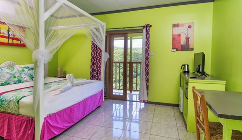 Habitación individual Deluxe, 1 habitación, vistas a la montaña, en la zona del jardín