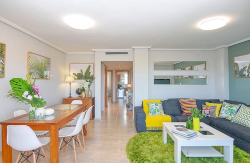 Platja de l'Arenal Apartamento | Penthouse Moreras del Saladar with A/C and Wi-fi