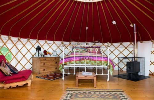 Lanteglos Cabina | Yurts Cornwall - Tremeer Farm
