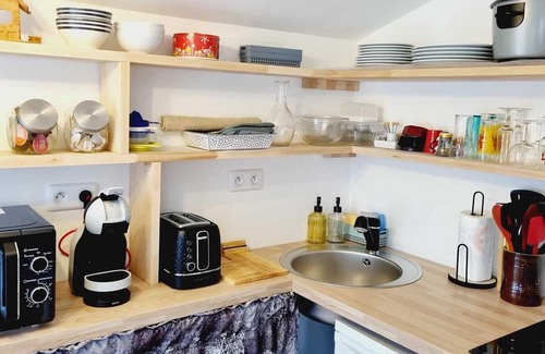 Limetz-Villez Apartamento | Studio Limetz-Villez, studio flat, 2 persons