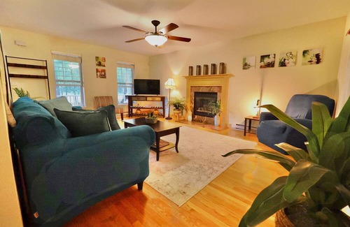 Pocono Lake Casa | Pocono Lake Getaway: Pool, Tennis, and Basketball!
