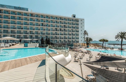 Ciudad de Ibiza Complejo | All-Inclusive Life Premium Room; Double Whirlpool Tub with Sea View, and Balcony