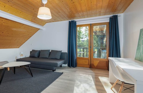 Pougny Apartamento | Les Écureuils, Charmant appartement avec balcon - Vue sur parc et ruisseau