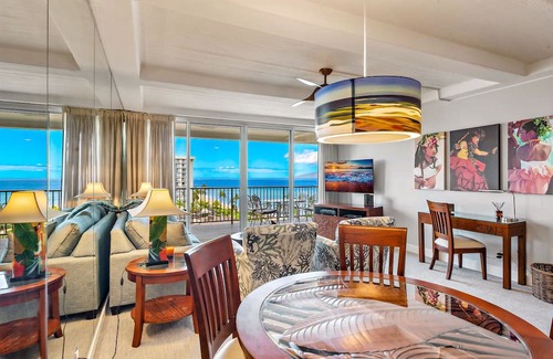 Kaanapali Condominio | Maui Resort Rentals: Whaler 959 - Remodeled 9th Floor 1BR w/ Stunning Ocean and West Maui Mountain Views!