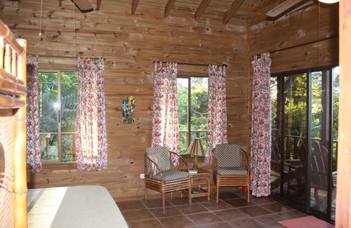 Uvita Cabina | Great views of Ocean and Jungle, Lots of Wildlife, Private Beach Club.....Wi-Fi!