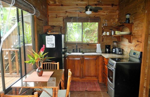 Uvita Cabina | Great views of Ocean and Jungle, Lots of Wildlife, Private Beach Club.....Wi-Fi!
