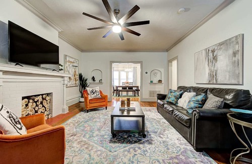 Lincoln Terrace Apartamento | Lincoln Lodge B–near OU Med, Bricktown, Arena