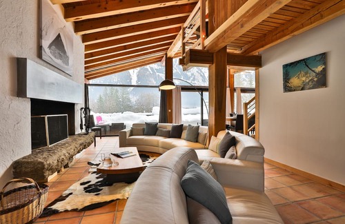 Les Praz-de-Chamonix Chalet De Esquí | Incredible Chalet-Terrace Incredible-Jacuzzi & Sauna