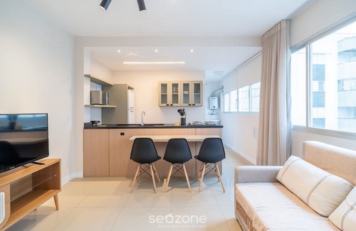 Centro Apartamento | Apto 1Q and Self Check-in 400m from Beira Mar BMC1008