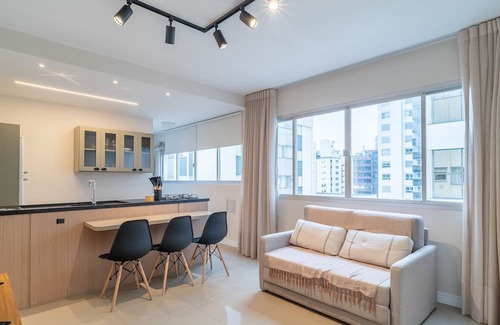 Centro Apartamento | Apto 1Q and Self Check-in 400m from Beira Mar BMC1008