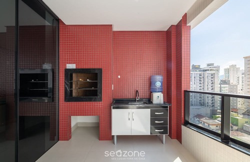 Castelo Branco Apartamento | Apto 2Q c/churrasq. 500m da Meia Praia ROT1001