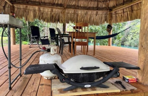 Orange Walk District Cabina | A Cozy cabin along the Rio Bravo River—bird watcher’s paradise with WiFi and AC.