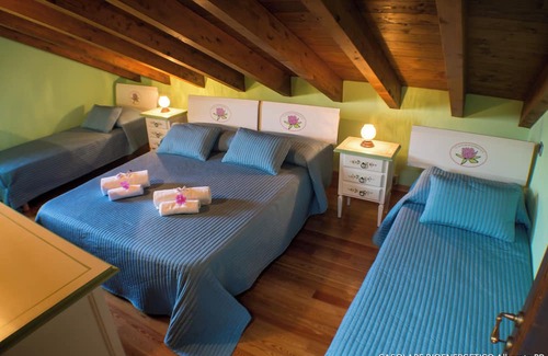 Albareto Cama Y Desayuno | And an ideal facility for relaxing stays of families and holistic groups.