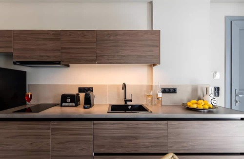 Mikri Vigla Apartamento | Apartment 'Afros Beachfront 2' with Sea View, Wi-Fi and Air Conditioning