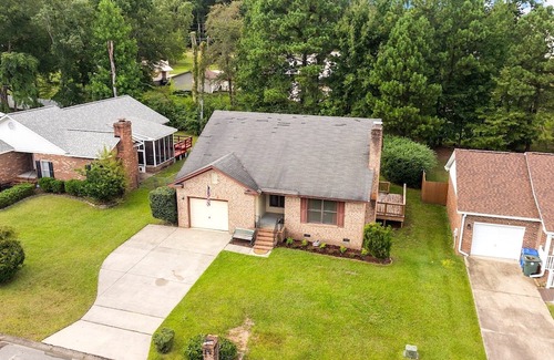 Pine Forest Casa | Cozy Boho Bedroom in Superb Fayetteville Location