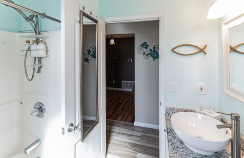 Ocean City Casa | NEW LISTING! Cozy Beachside Retreat with Backyard Oasis by RedAwning