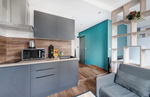 La Demi - Lune Apartamento | Studio Chaleureux Avec Parking Gratuit