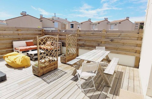Mimizan-Plage Apartamento | Apartment for 6 people in the heart of the pedestrian streets of Mimizan plage