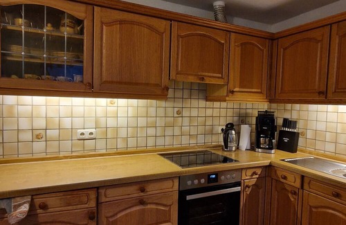 Aventoft Apartamento | Apartment 'Ferienwohnung Sort Sol' with Shared Terrace, Shared Garden and Wi-Fi