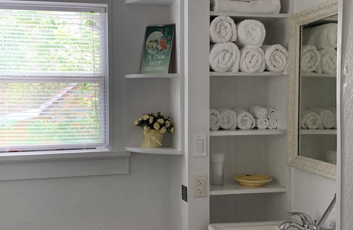 Llano Apartamento | Downtown Llano: charming 1/1 corporate apt - WiFi, AC, 1 block from Llano River!