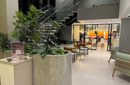 Agua Verde Apartamento | Complete studio in Batel, Wi-Fi, kitchen and dining/work table