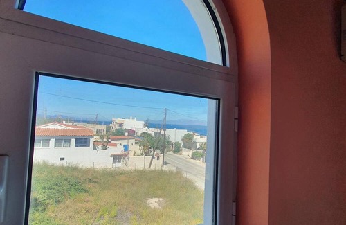 Souvala Apartamento | Apartment 'Anthippi's Sea View' with Sea View, Wi-Fi and Air Conditioning