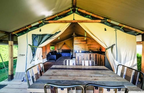 Chaparon Alquiler De RV | Camping Les Fontaines* - Lodge Kenya 3 rooms 5 people