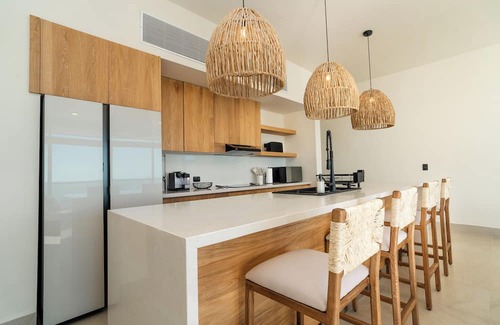 Sonora central Apartamento | Casa Maca Bahía de Kino - Penthouse Frente a la Playa en la Zona más Tranquila