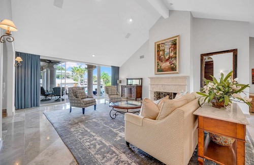 Harbor Beach Casa | Mediterranean Villa Heated Pool Venice of America Riverside View Venetian Key Resldences