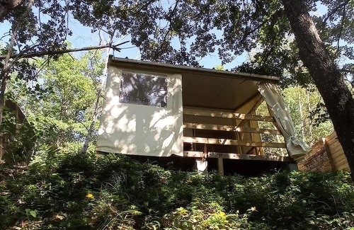 Belloc Casa | Camping le Roc del Rey* - Canvas mobile home without toilets (arrival Saturday in high season) 4 people