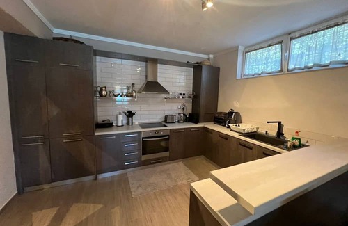Kifisia Casa | Modern Ground Floor Apartment in Agia Marina Koropi w/ Private salt Water Pool