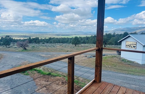 Dairy Cabina | Cabin offering privacy and a view of Mt. Shasta.