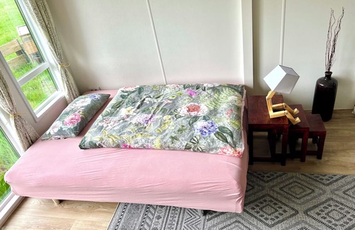 Coswig Casa | Chalet Futura Magica. Ein Mobilheim Mitten im Wald mit Wiese, Wild & Ruhe