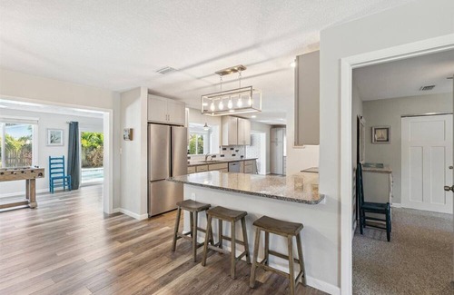 Seacoast Shores Casa | Beach Dream Home w/Large Heated Pool!