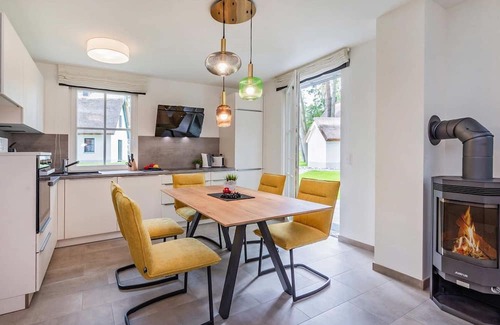 Zirchow Casa | Ferienhaus Seeadler - Modernes Ferienhaus in Ruhiger Lage mit Parkplatz, Sauna und Wlan für bis zu 6