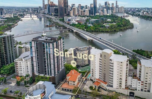 South Brisbane Apartamento | Riverside Heritage Château in central Brisbane