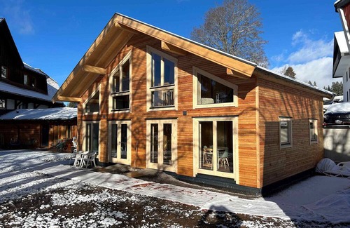 Saig Apartamento | Log cabin with 70 sqm, 2 bedrooms, 1 living /sleeping area, max. for 6 persons