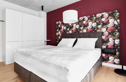 Berg Apartamento | Livisit Bergpartment 38 - Doppelbettzimmer 27 qm - mit Küchenzeile und Bad