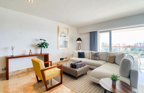 Playa Mujeres Apartamento | 4th-floor resort apt with outdoor pools, pool spas, tennis, gym, & balcony