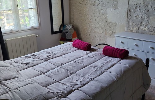 Brives-sur-Charente Cama Y Desayuno | Les Tulipes Chambre Avec vue sur Jardin