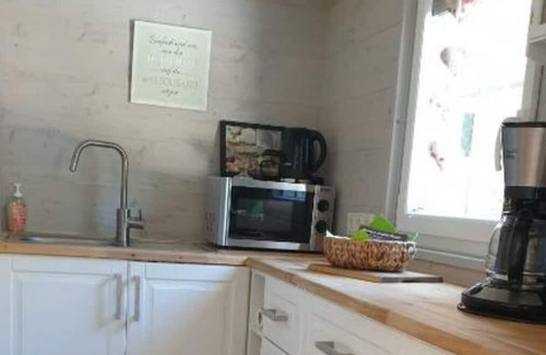 Bad Sulza Casa | Holiday Home 'Tinyhaus Wolkenlos' with Shared Terrace, Wi-Fi and Air Conditioning