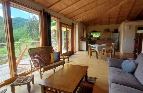Chambon Chalet De Esquí | La Colline Vagabonde, Maison Bois Pilotis, Rivière