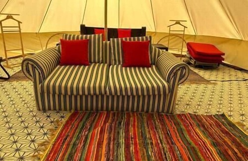 Cuddesdon Alquiler De RV | Glamping Bell Tent 2