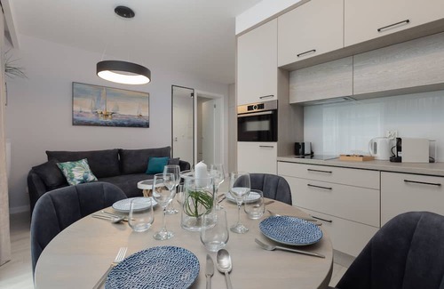 Uniescie Apartamento | Deep Blue Apartment in Mielno by Renters
