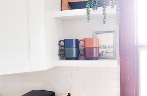 Kettering Casa | Retro Modern Duplex for Long-Term Stay. Located near local hospitals!