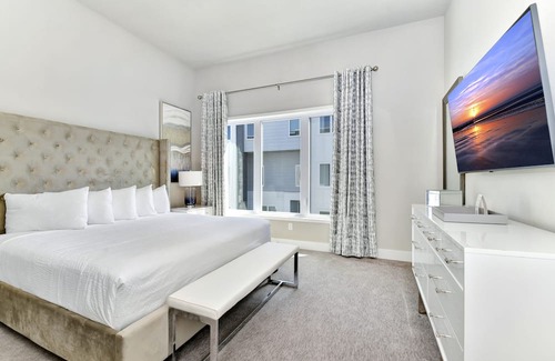 Reunion Casa | Spacious Modern Condo with Pool Table, Rooftop Terrace and Large Loft. Reunion Resort Water Park Access near Disney at Spectrum Resort Orlando by Rentyl - B31 #234