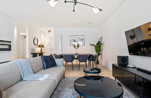 Sanem Apartamento | Spacious 2BR in Belval - City Views & Smart TV